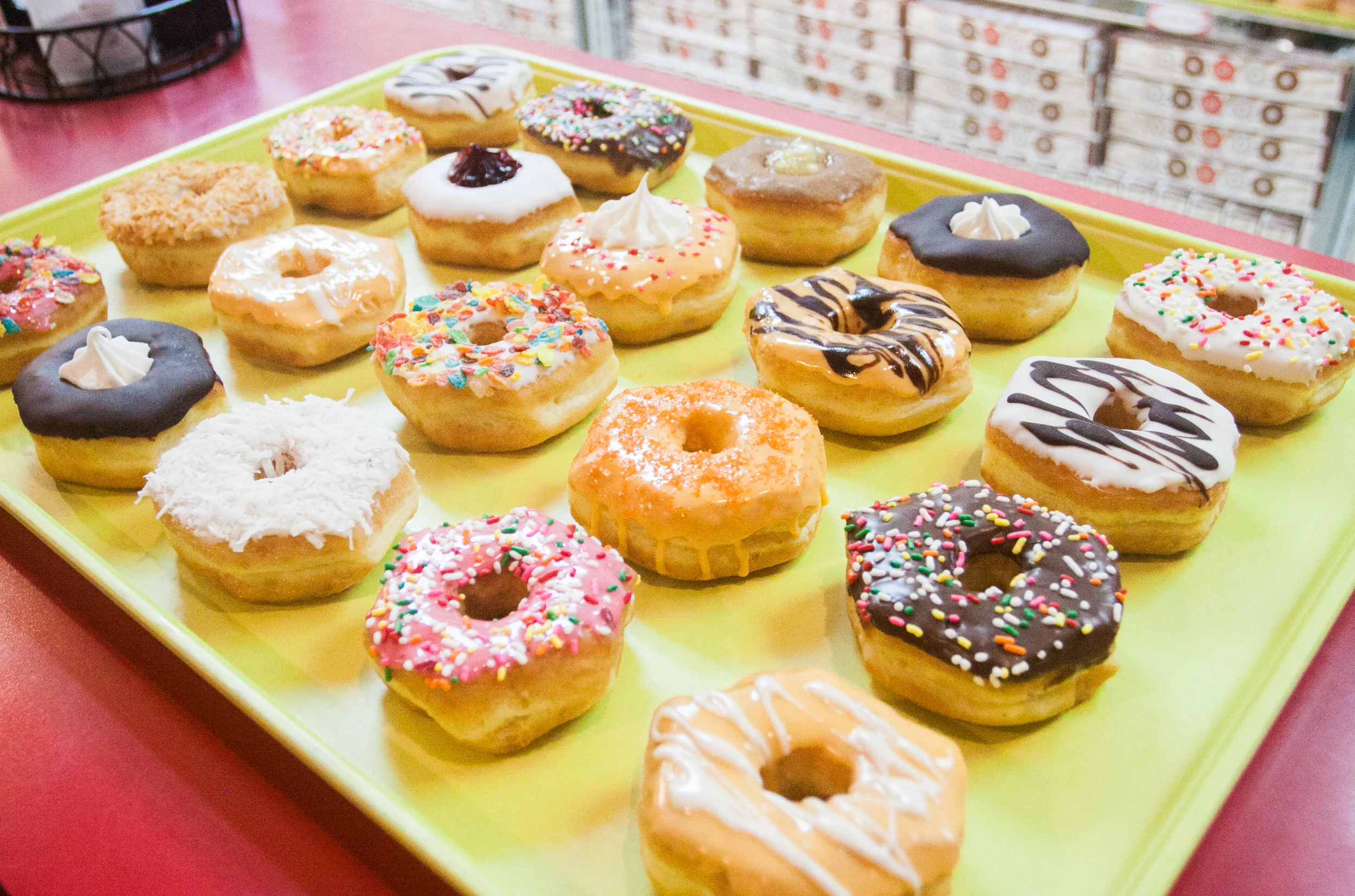 Let us cater your special occasion with a Party Tray from Fray's Donut House! Bridal and Baby showers, Birthdays and more!